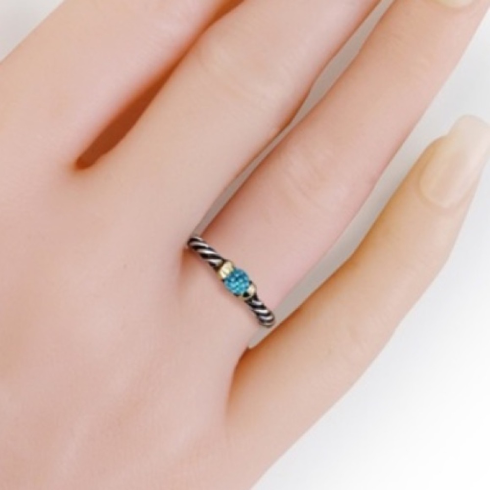 DAVID YURMAN Topaz Metro Cable Ring